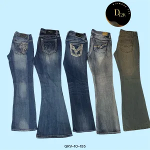 Back to 2000s: Y2K Flared Denim (GRV-10-155)