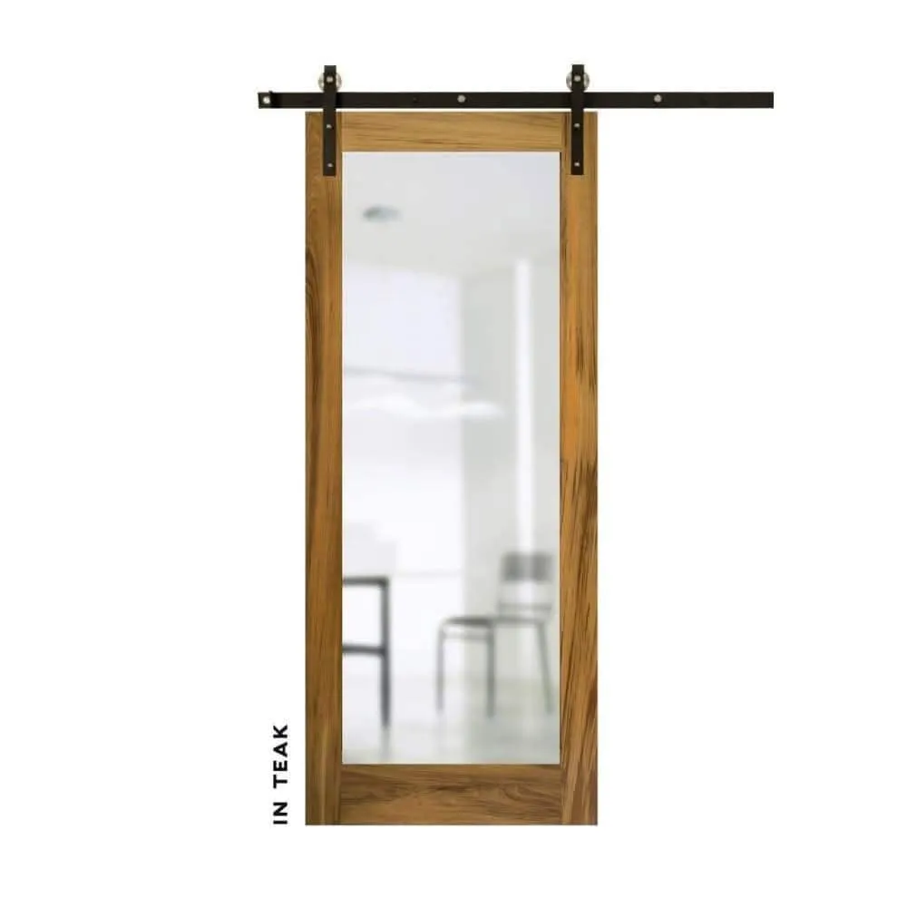 Classic Pocket Door With Mirror