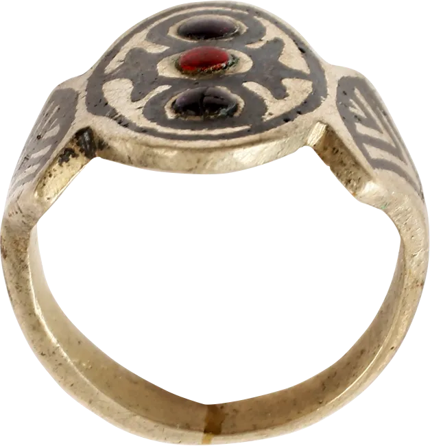 COSSACK WARRIOR'S RING, SIZE 8 ¾