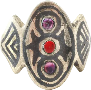 COSSACK WARRIOR'S RING, SIZE 8 ¾