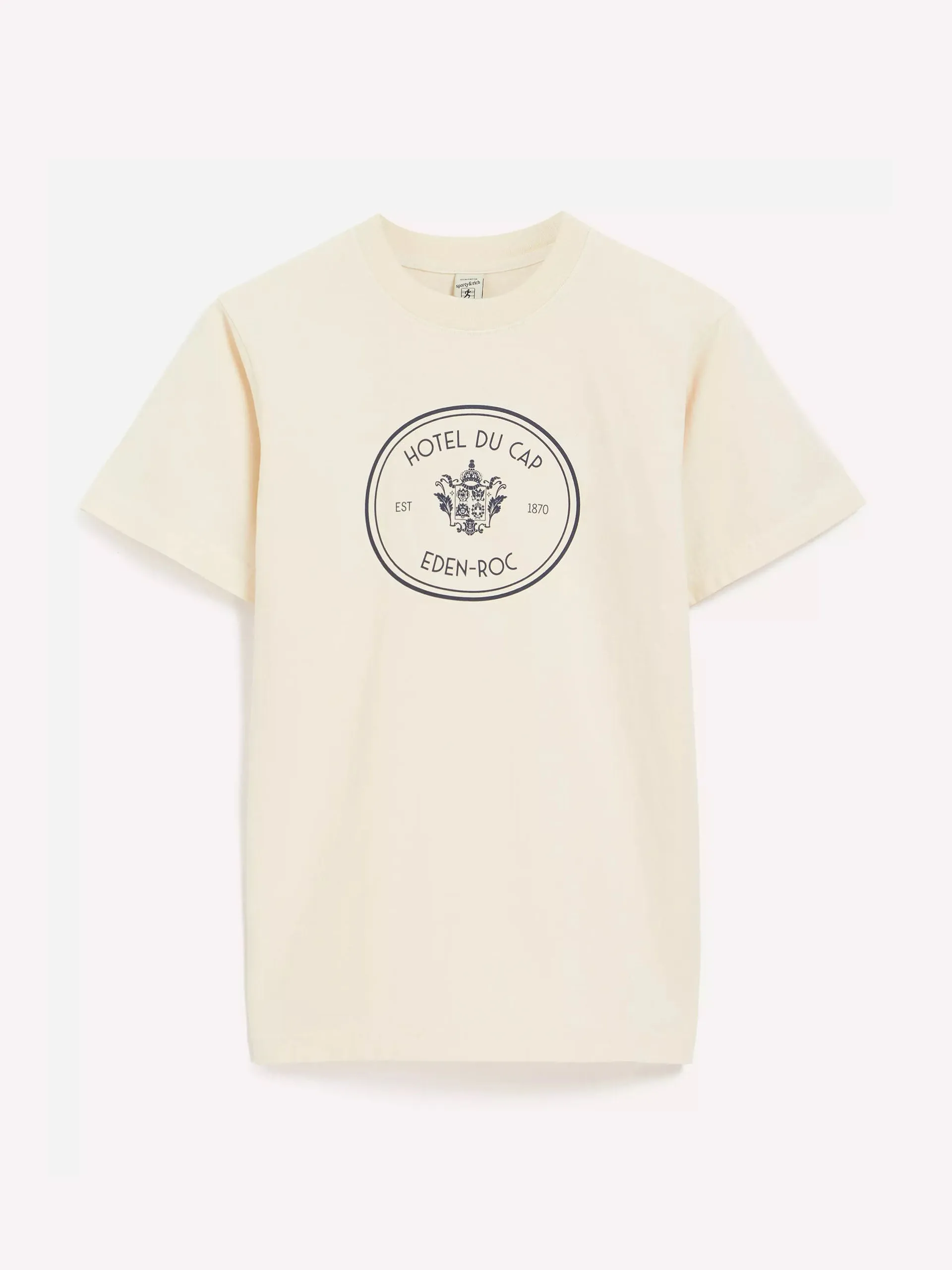 Cream Eden crest Kennedy t-shirt