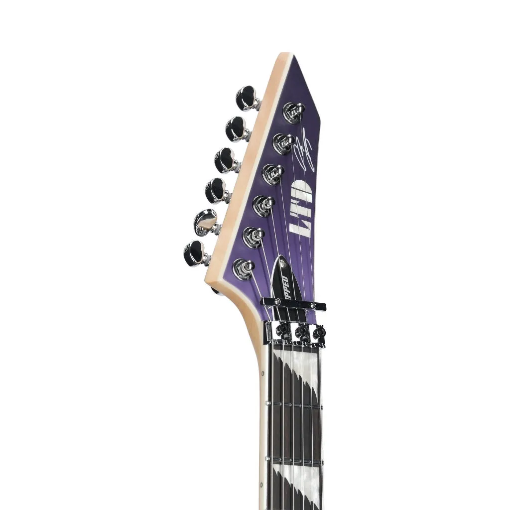 ESP LTD Alexi Ripped Electric Guitar - Purple Fade Satin