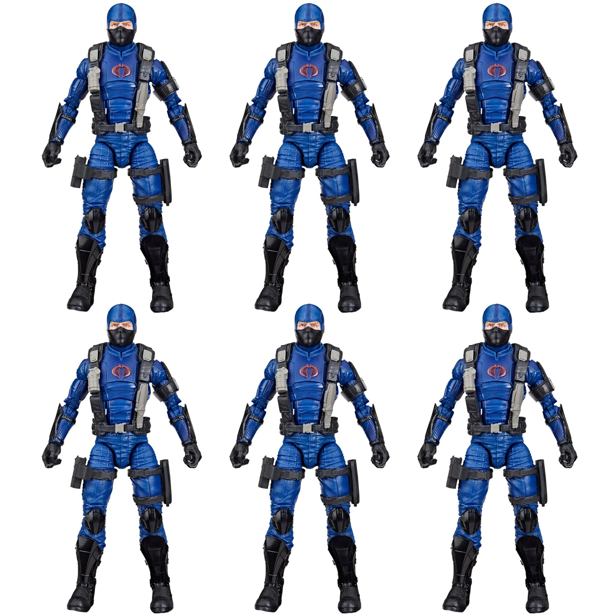 G.I. Joe Classified Retro Cobra Trooper ARMY BUILDER SET OF 6