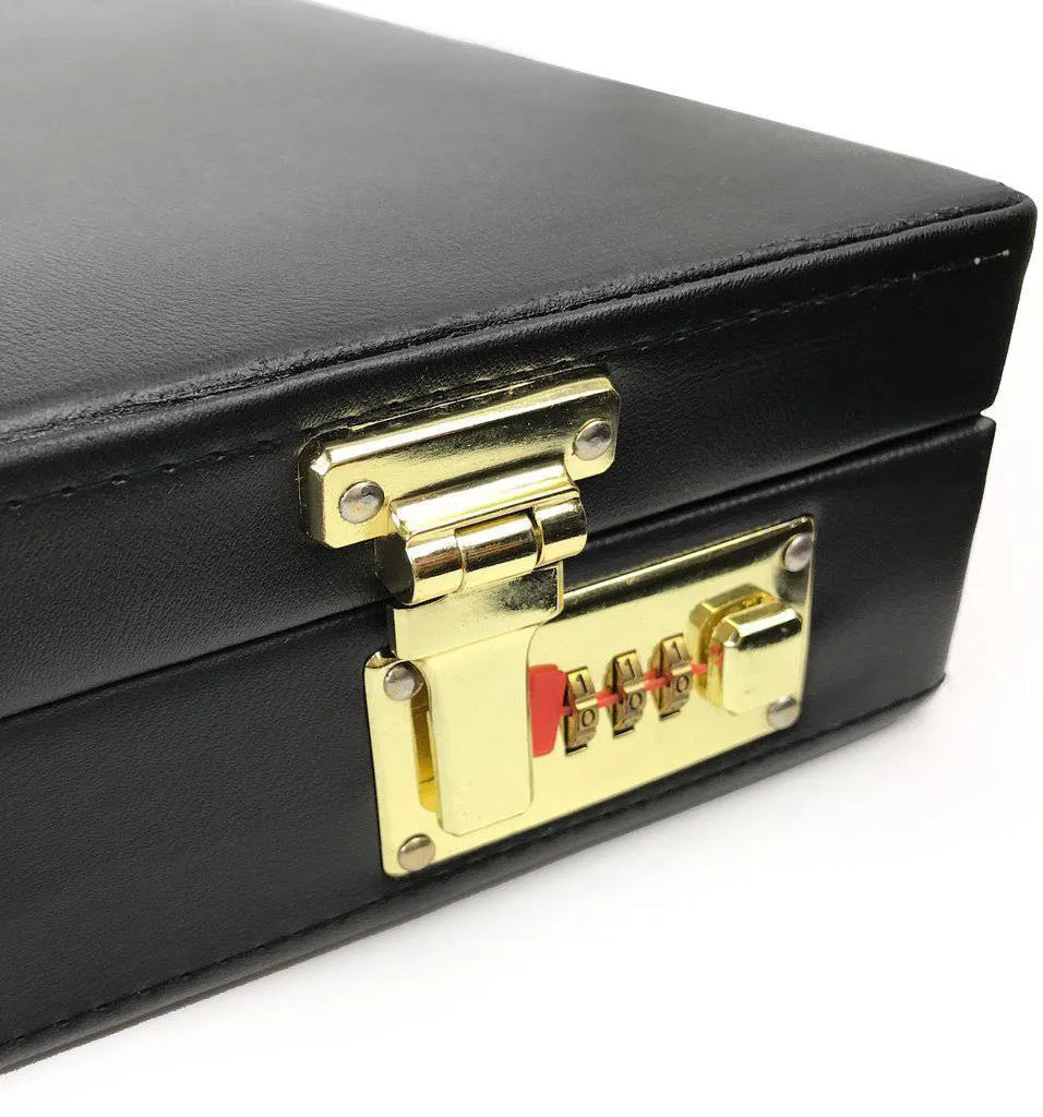 Masonic Apron Case - Black Half Briefcase Different Materials