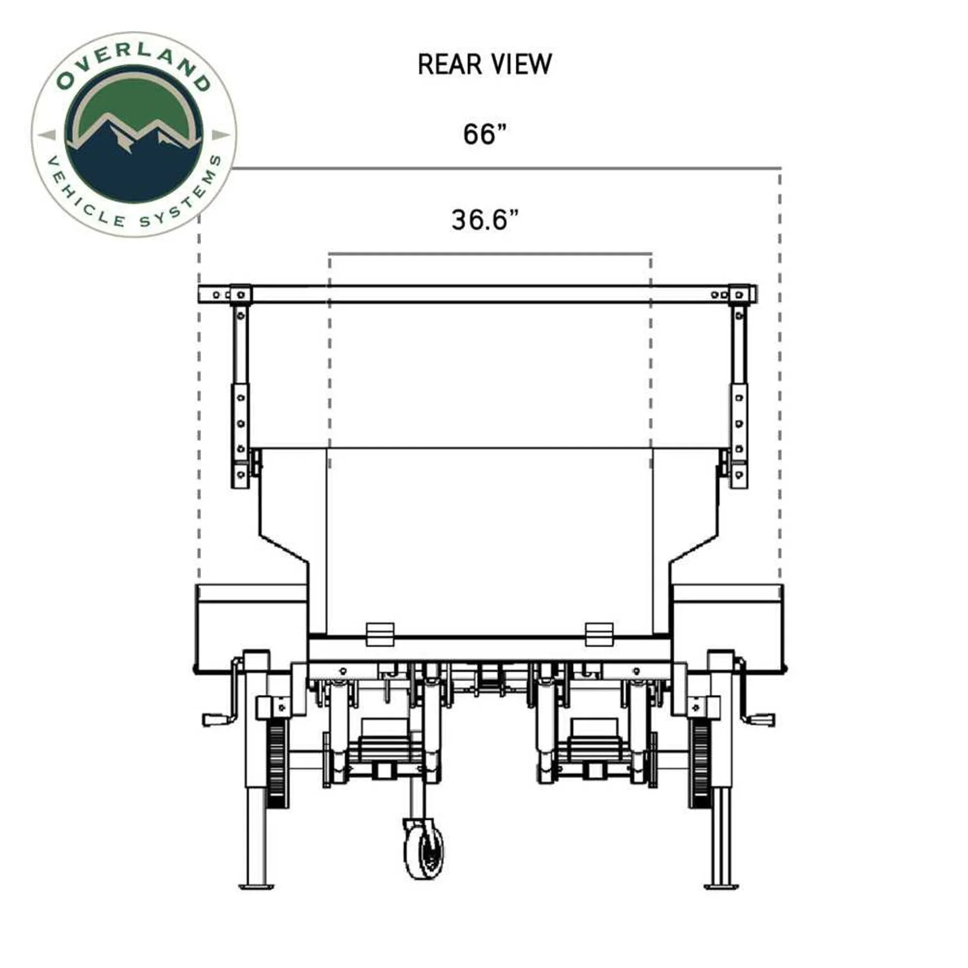 OVS Off Road Trailer - Military Style With Full Articulating Suspension - Pre Order