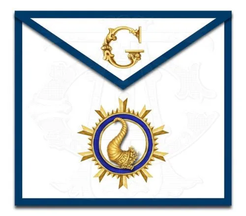 "The Sunburst" Masonic Lodge Officers Aprons (Set of 11)