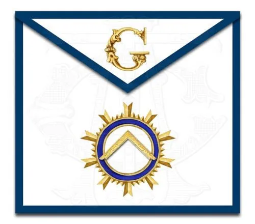 "The Sunburst" Masonic Lodge Officers Aprons (Set of 11)