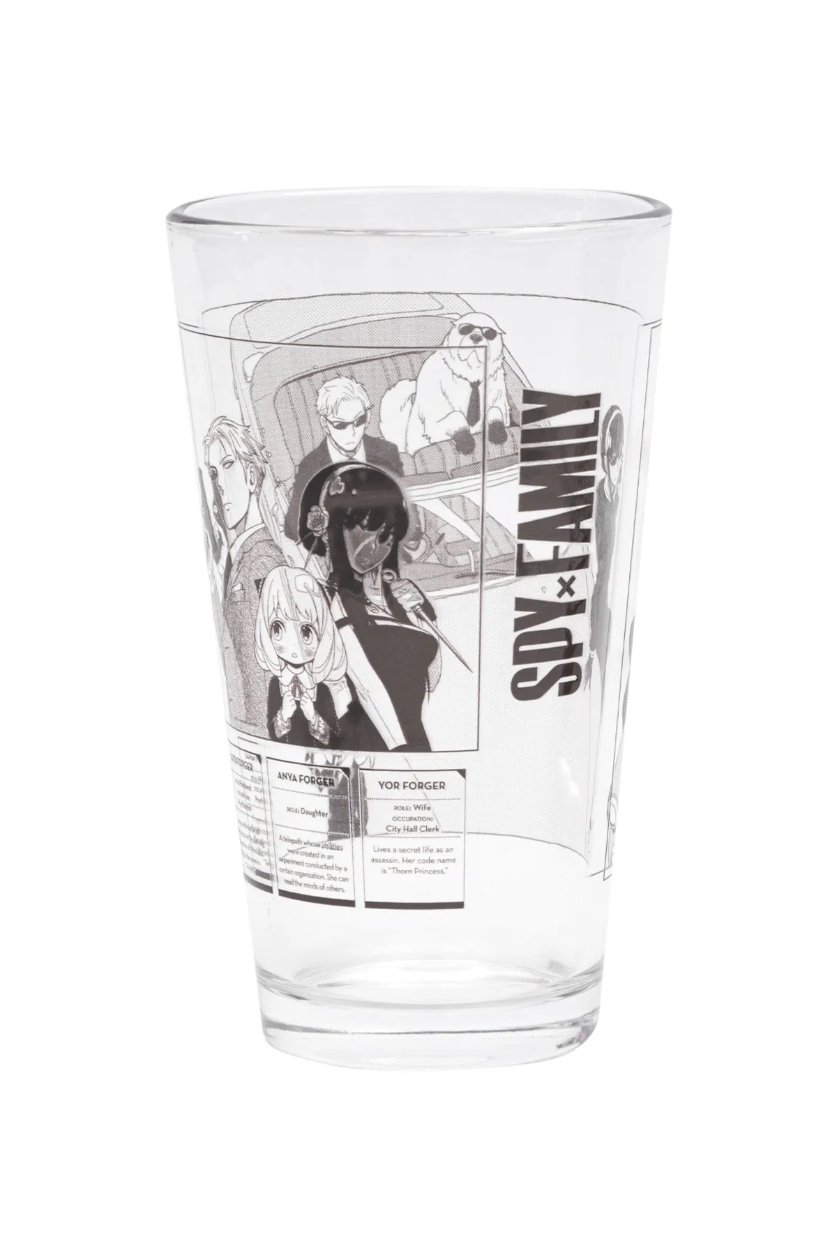 Spy x Family Anya and Family Pint Glass Set - Set of 2